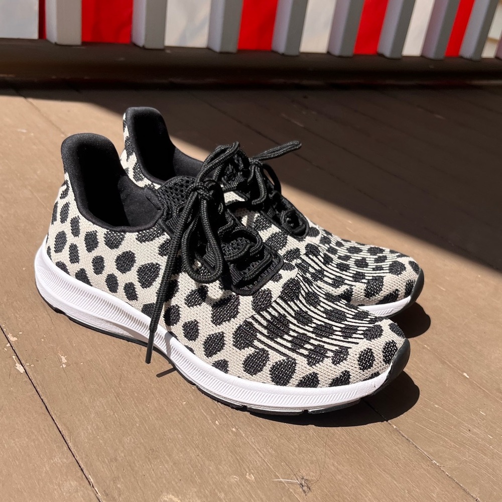 cheetah print workout sneakers